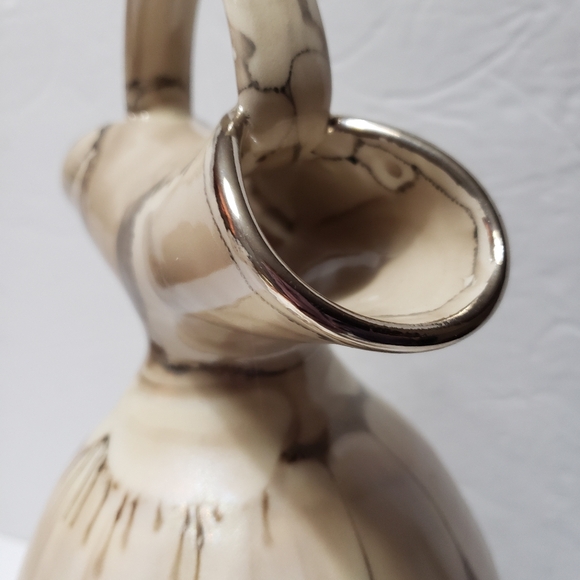 Vintage BRUCE FAIRMAN Pottery Studio Art Iridescent Large Vase - Picture 2 of 7